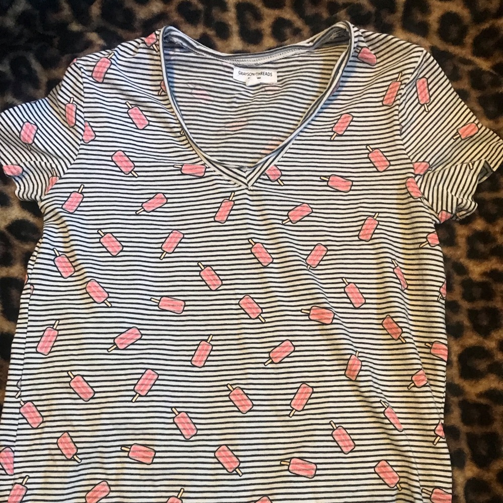 Striped Popsicle Shirt!